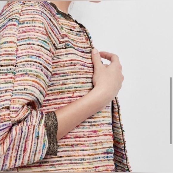 LIKE NEW Anthropologie Nicole Miller Artelier bomber jacket, Small - Picture 2 of 9